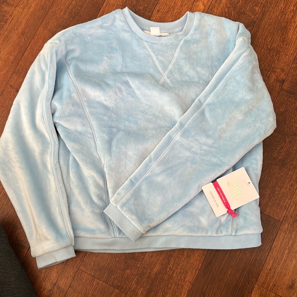Athleta Light Blue Sweatshirt